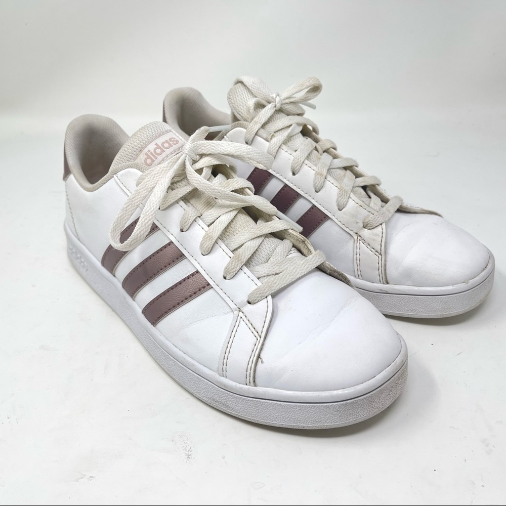 Adidas Grand Court Size 5 Cloud White - Rose Gold metallic Art. EF01101 - Picture 2 of 14